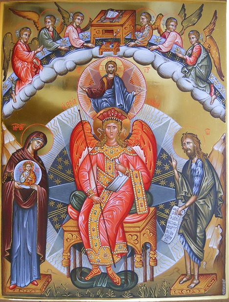 fertige Ikone "Sophia die gttliche Weisheit"