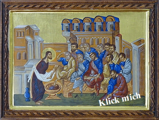 Christus wcht den Jngern die Fe